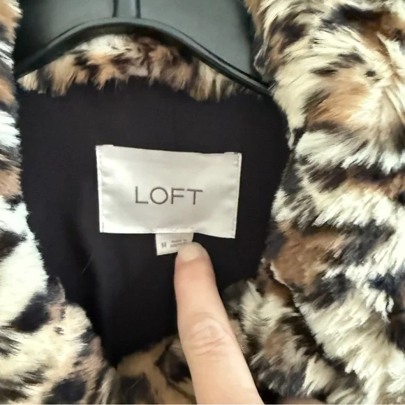 Leopard Print Faux Fur Coat - Picture 2 of 7